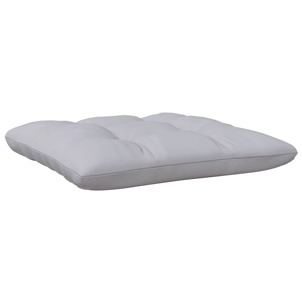 vidaXL Gartensofa 2-Sitzer mit Kissen in Grau Massivholz Kiefer