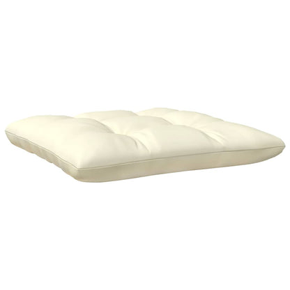 vidaXL Gartensofa 2-Sitzer mit Creme Kissen Massivholz Kiefer