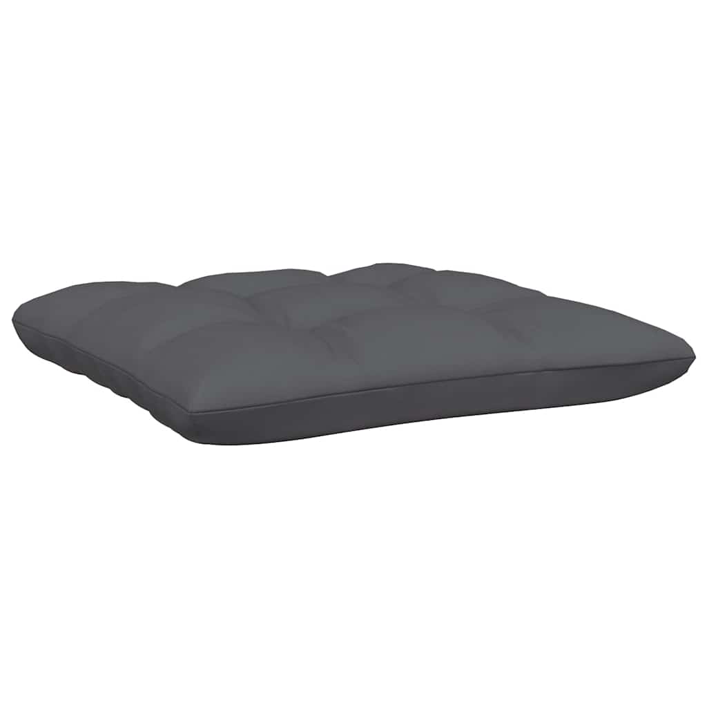 vidaXL Ensemble de salon de jardin 3 pcs avec coussins Blanc Bois de pin massif
