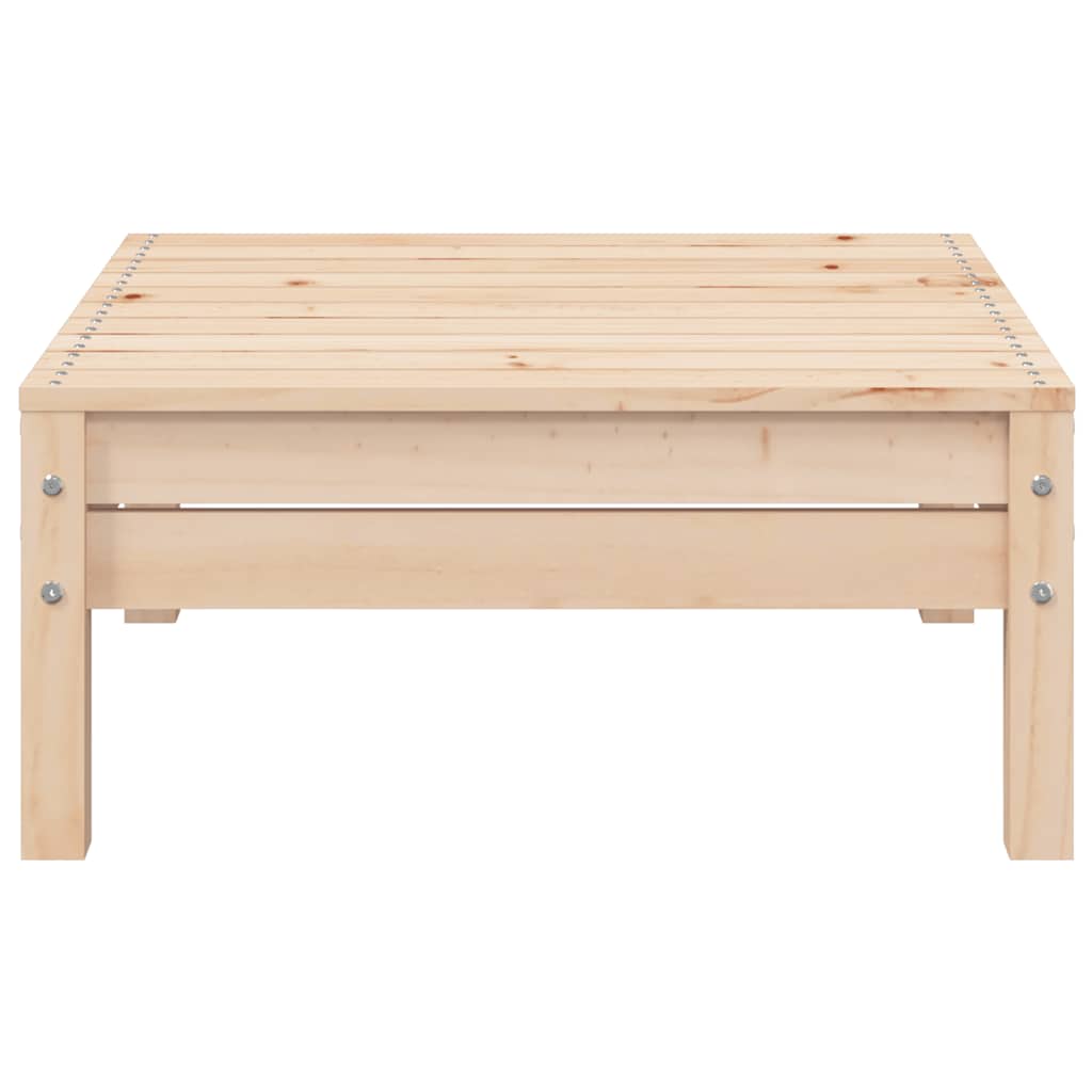 vidaXL Salon de jardin 3 pièces avec coussins gris Bois de pin massif
