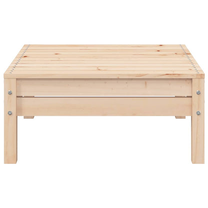 vidaXL Salon de jardin 3 pièces avec coussins gris Bois de pin massif