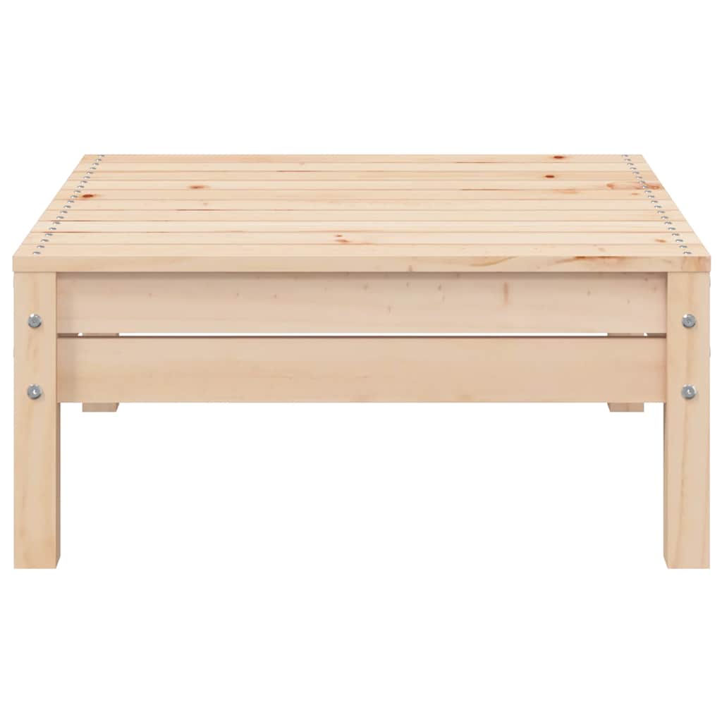 vidaXL Ensemble de jardin lounge 3 pcs avec coussins crème Bois de pin massif