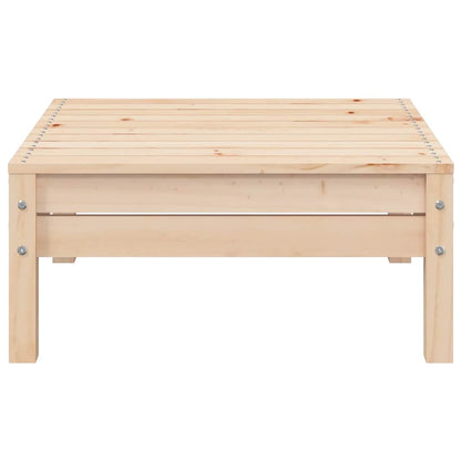 vidaXL Ensemble de jardin lounge 3 pcs avec coussins crème Bois de pin massif