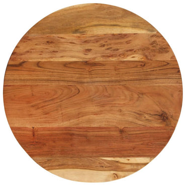 vidaXL Table d'appoint 60x(42-62) cm Bois d'acacia massif et fonte