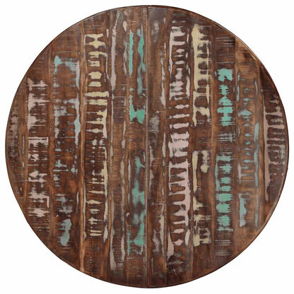 Esstisch Ø110x78 cm Altholz Massiv und Stahl