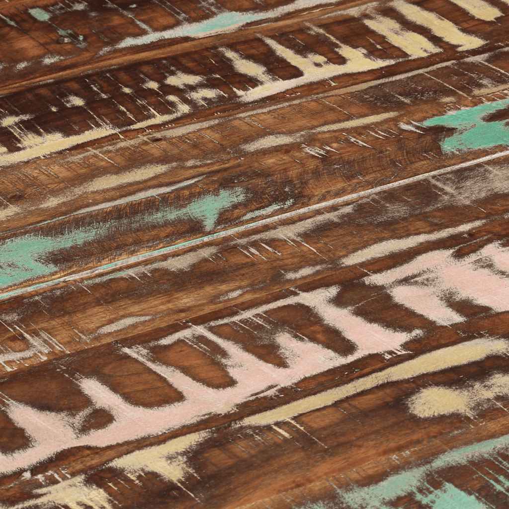 Esstisch Ø110x78 cm Altholz Massiv und Stahl