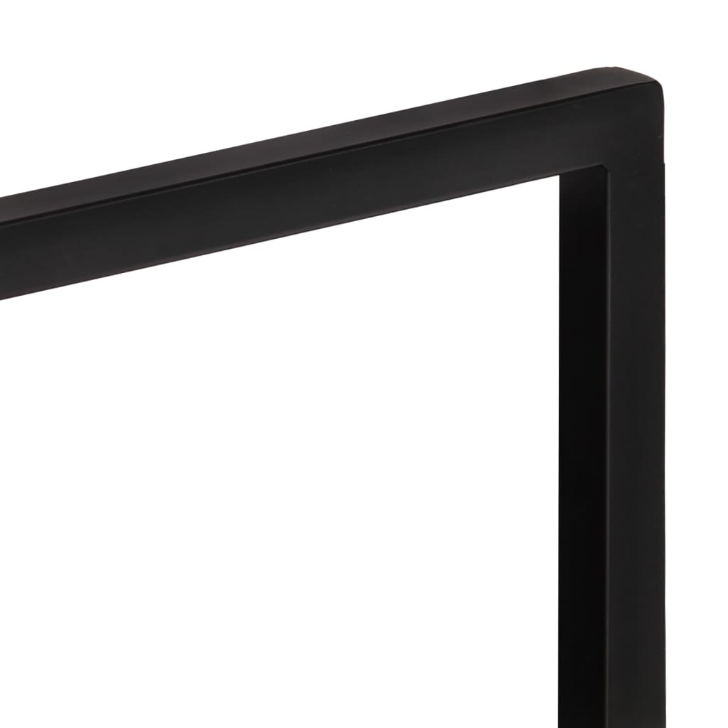 vidaXL Wandregale 2 Stk. 40x24x35 cm Massivholz Akazie und Stahl