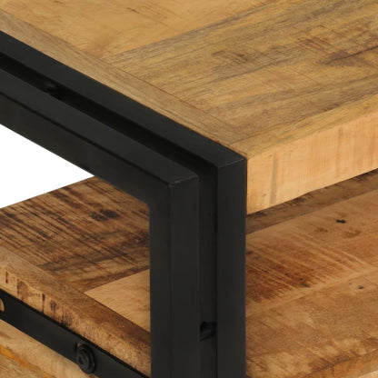 vidaXL Meuble TV 120x30x40 cm Bois de manguier massif