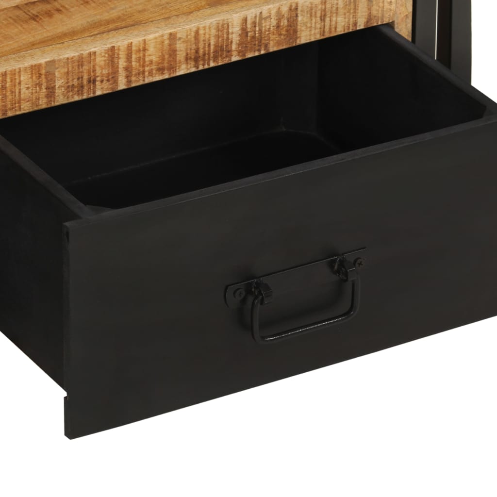 vidaXL Meuble TV 120x30x40 cm Bois de manguier massif