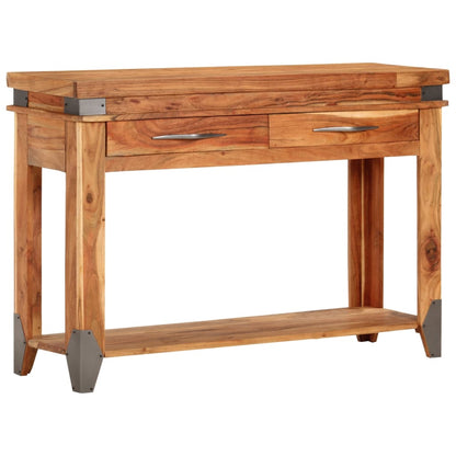 vidaXL Konsolentisch 110x34x74 cm Massivholz Akazie