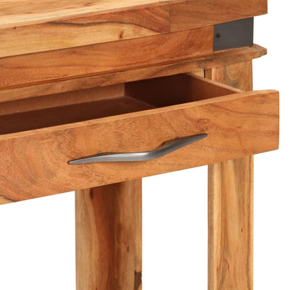 vidaXL Konsolentisch 110x34x74 cm Massivholz Akazie