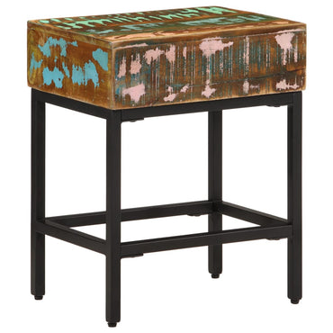 vidaXL Table d'appoint 40x30x51 cm en bois de récupération massif