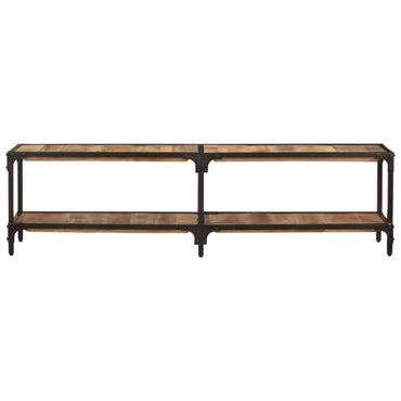 vidaXL Meuble TV 150x30x41 cm Bois de manguier massif