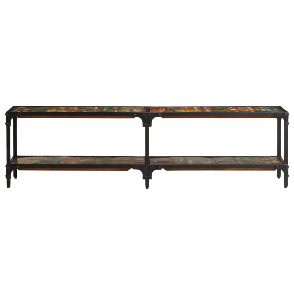 vidaXL Meuble TV 150x30x41 cm Bois de récupération massif