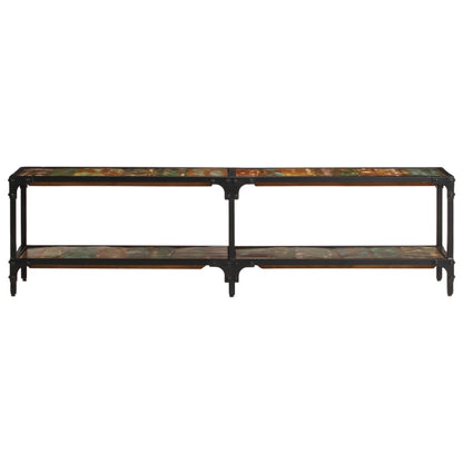 vidaXL Meuble TV 150x30x41 cm Bois de récupération massif