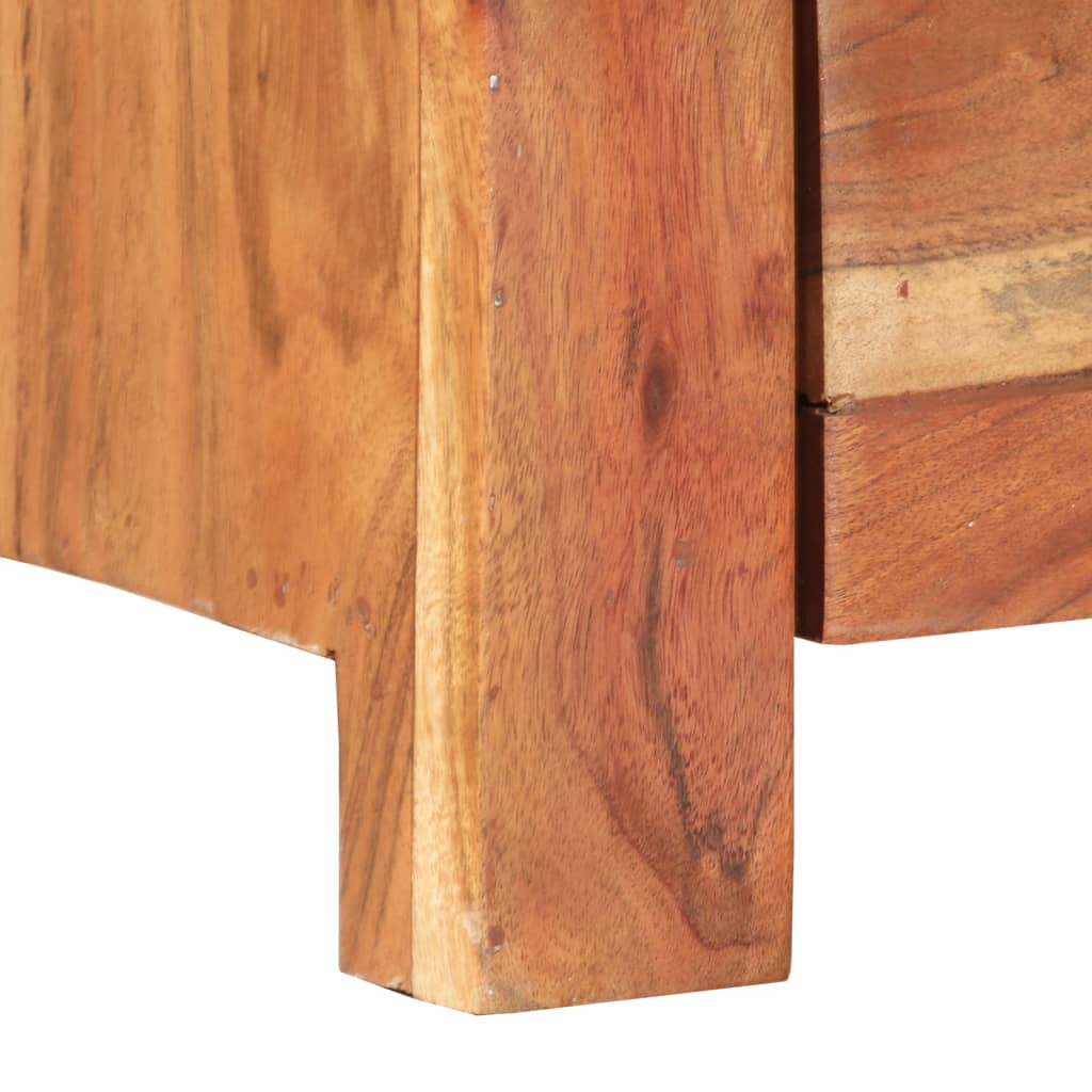 Meuble TV vidaXL 110x30x40 cm Bois d'acacia massif