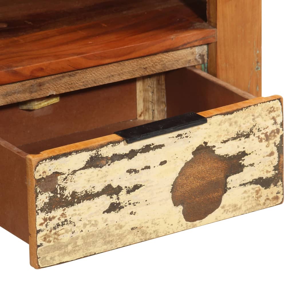 vidaXL Meuble TV 110x30x40 cm Bois de récupération Massif