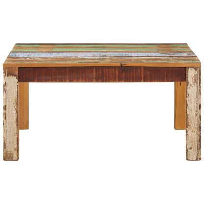 vidaXL Couchtisch 80x80x40 cm Altholz Massiv