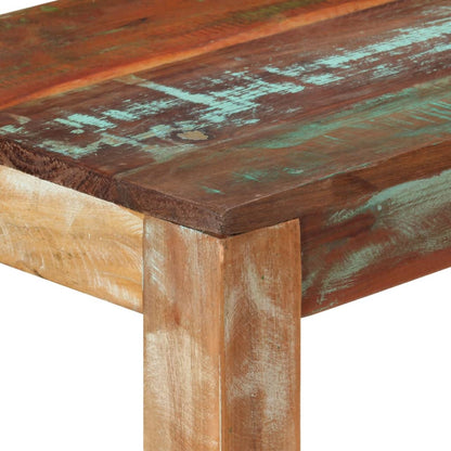 vidaXL Table console 110x35x76 cm bois de récupération massif