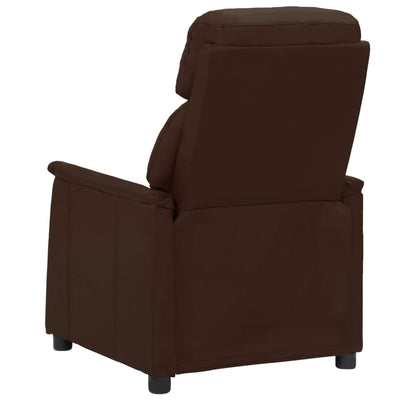 vidaXL Relaxsessel Braun Kunstleder