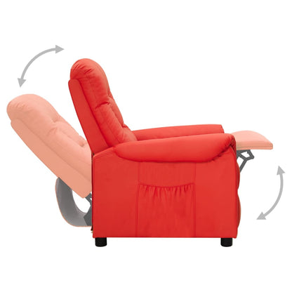 vidaXL Relaxsessel Rot Kunstleder