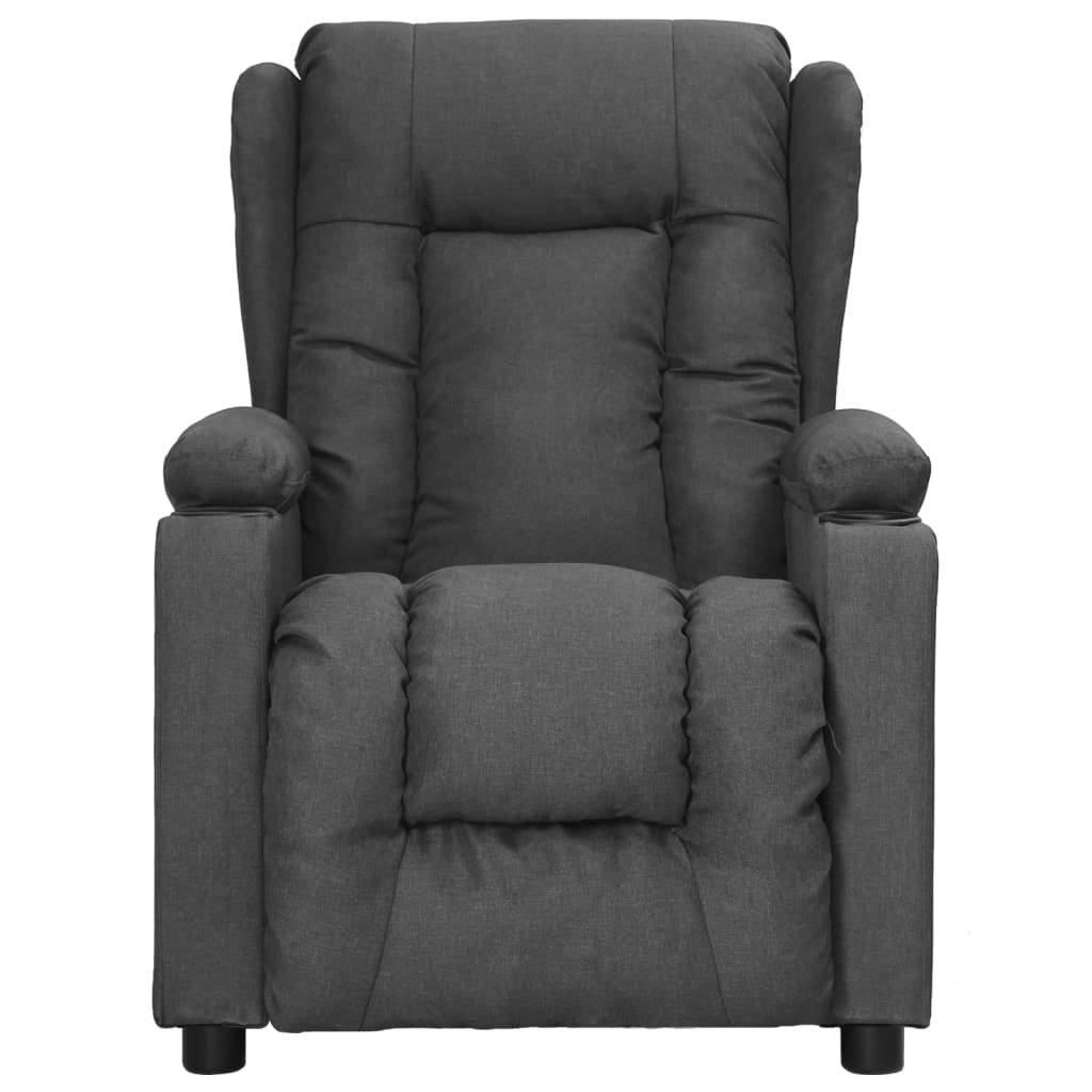 vidaXL Relaxsessel Dunkelgrau Stoff