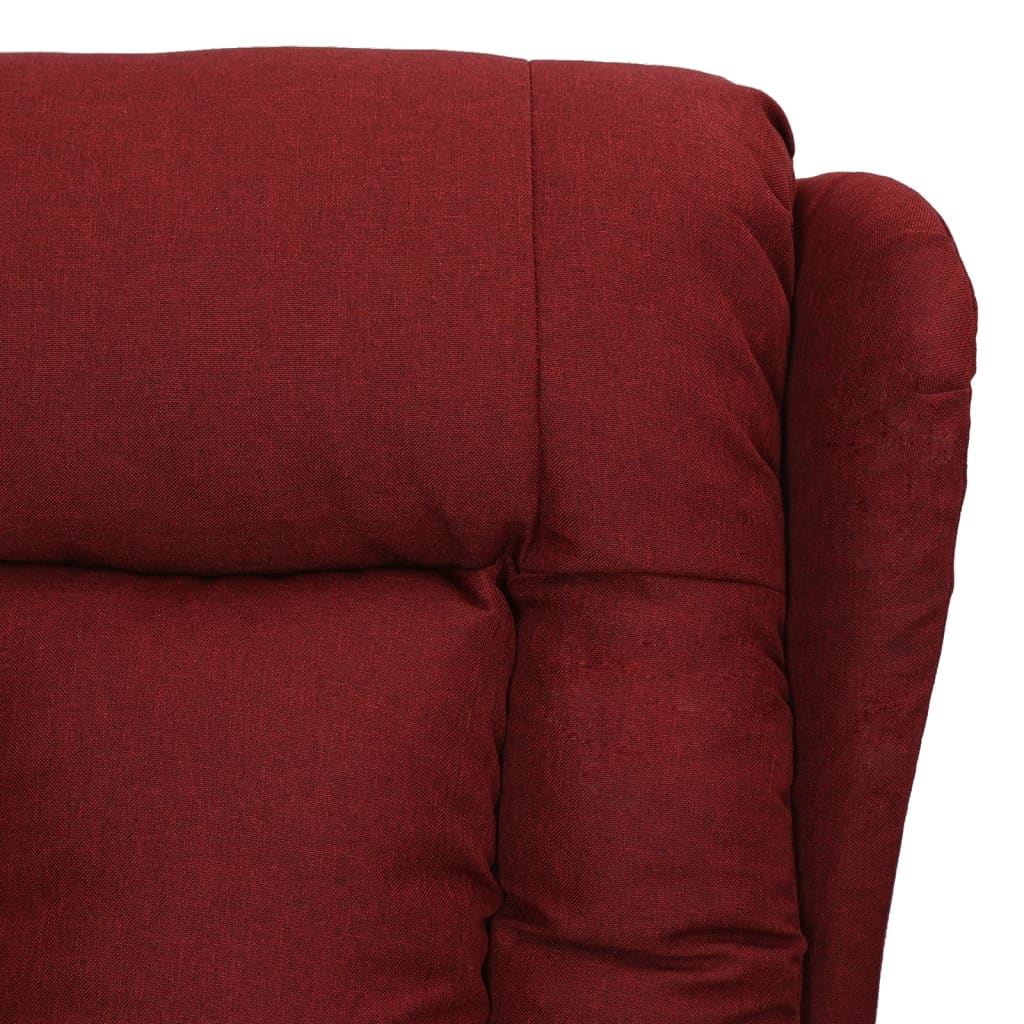 vidaXL Relaxsessel Weinrot Stoff