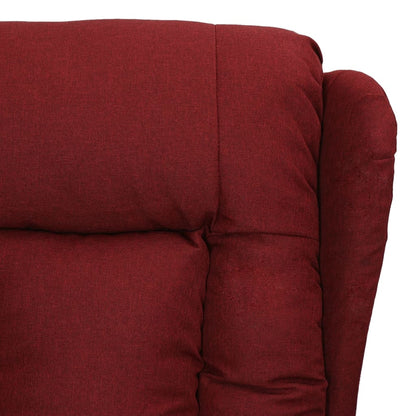 vidaXL Relaxsessel Weinrot Stoff