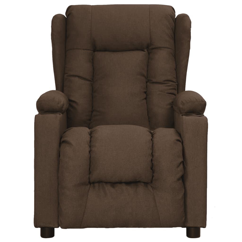 vidaXL Relaxsessel Braun Stoff
