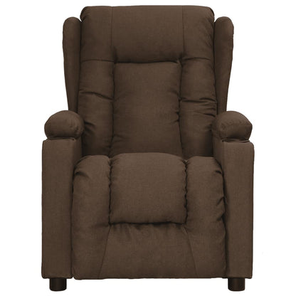 vidaXL Relaxsessel Braun Stoff
