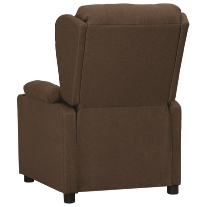 vidaXL Relaxsessel Braun Stoff