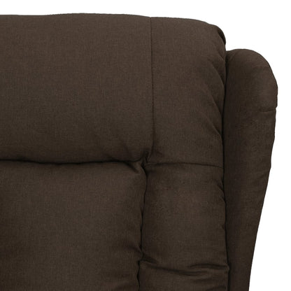 vidaXL Relaxsessel Dunkelbraun Stoff