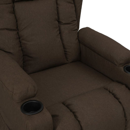 vidaXL Relaxsessel Dunkelbraun Stoff