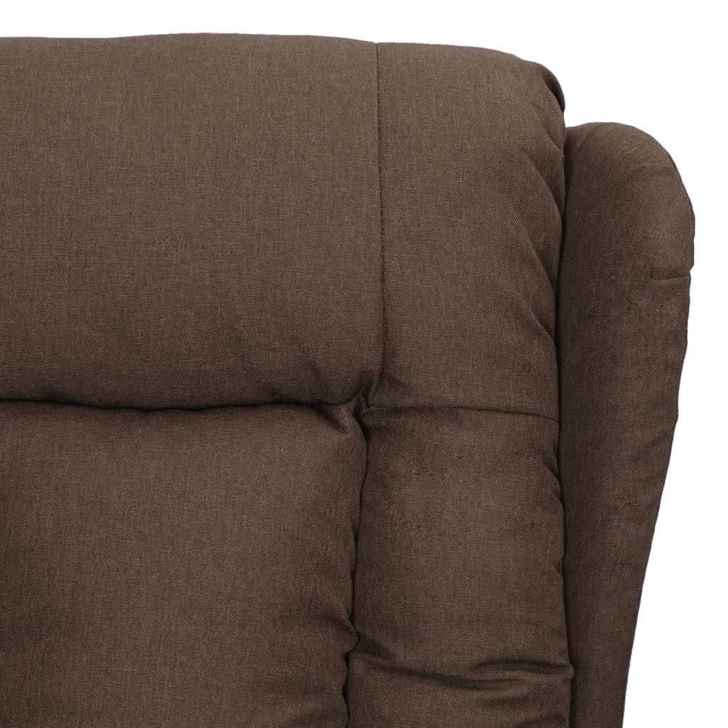 vidaXL Relaxsessel Taupe Stoff