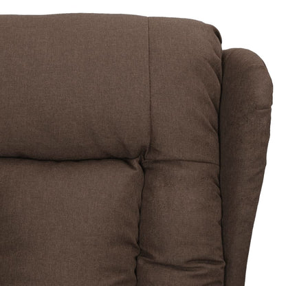 vidaXL Relaxsessel Taupe Stoff
