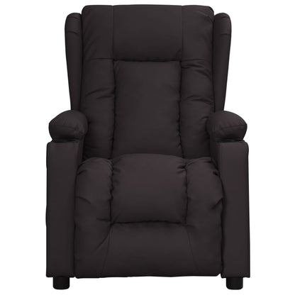 vidaXL Relaxsessel Schwarz Kunstleder