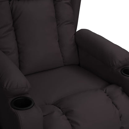 vidaXL Relaxsessel Schwarz Kunstleder