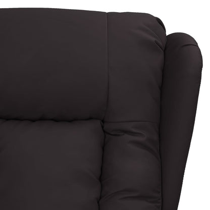 vidaXL Relaxsessel Schwarz Kunstleder
