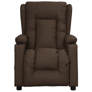 vidaXL Relaxsessel Braun Kunstleder