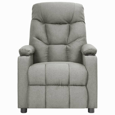 vidaXL Relaxsessel Hellgrau Stoff