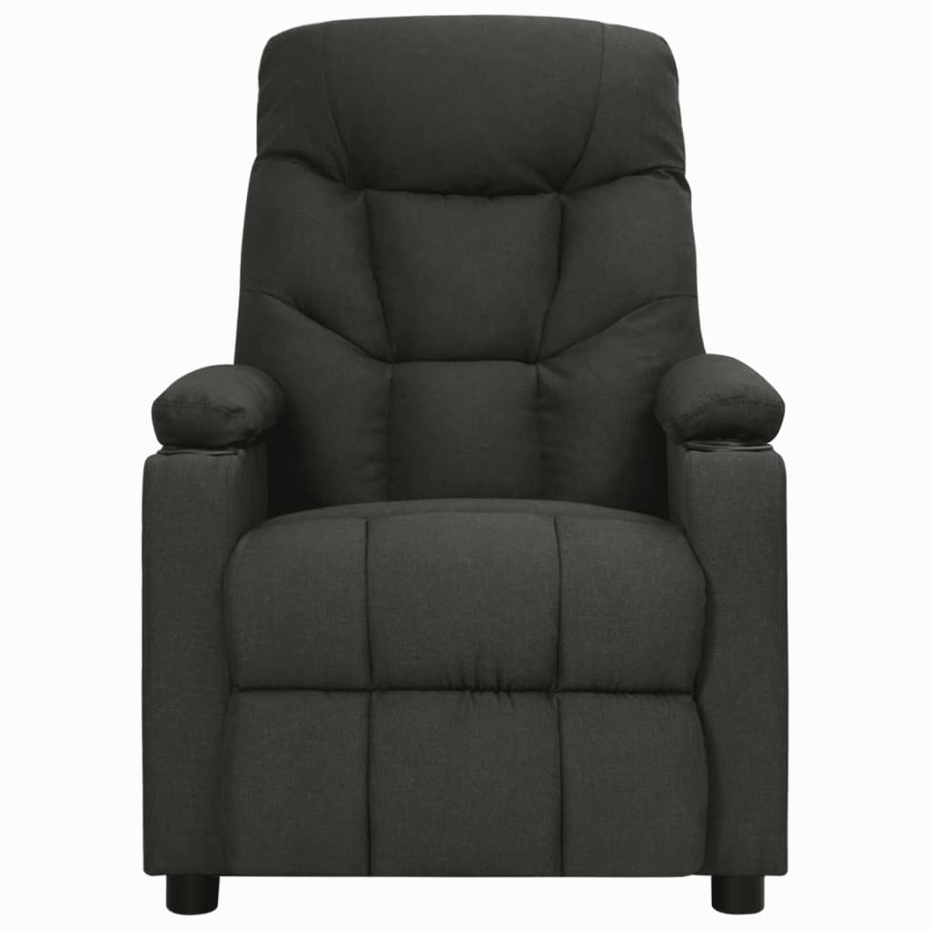 vidaXL Relaxsessel Schwarz Stoff