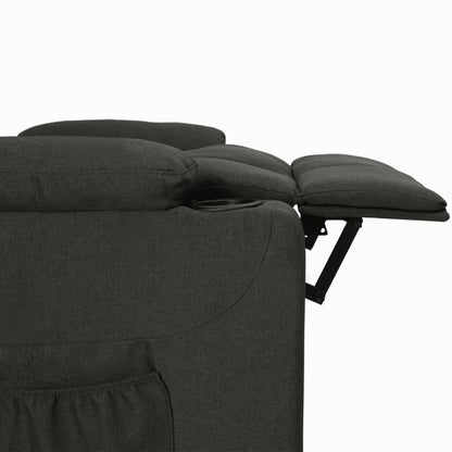 vidaXL Relaxsessel Schwarz Stoff