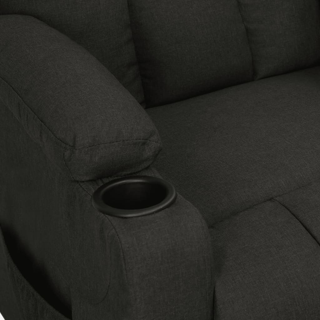 vidaXL Relaxsessel Schwarz Stoff