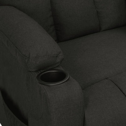 vidaXL Relaxsessel Schwarz Stoff
