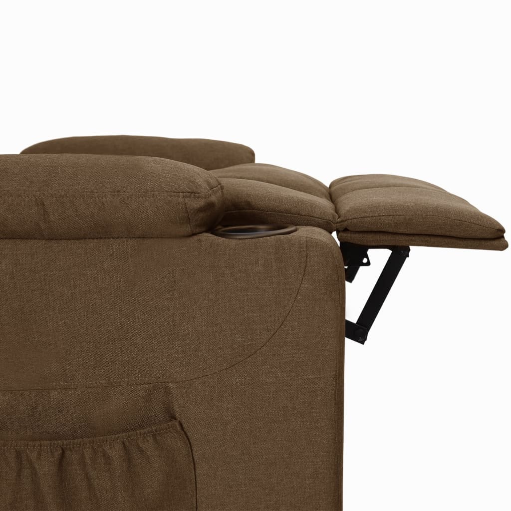 vidaXL Relaxsessel Braun Stoff