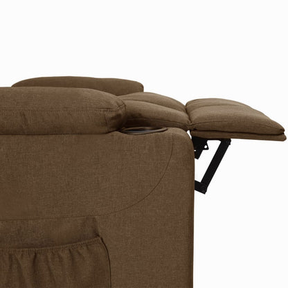 vidaXL Relaxsessel Braun Stoff