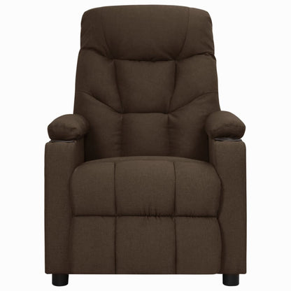 vidaXL Relaxsessel Dunkelbraun Stoff
