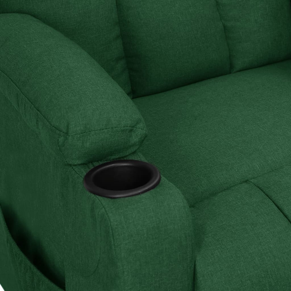 vidaXL Relaxsessel Dunkelgrün Stoff