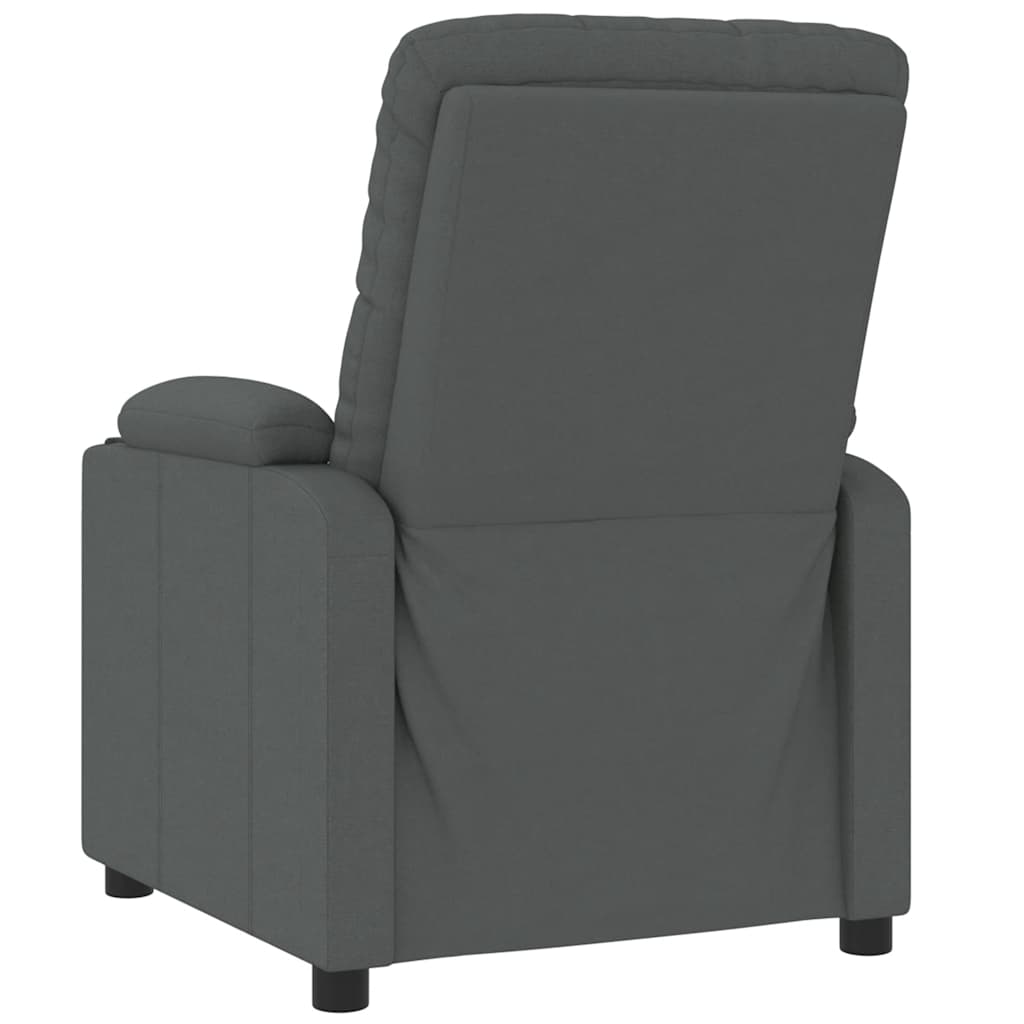 vidaXL Relaxsessel Dunkelgrau Stoff