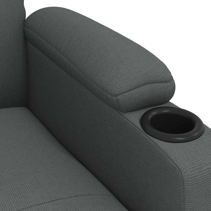 vidaXL Relaxsessel Dunkelgrau Stoff
